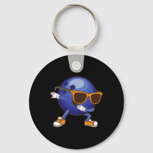 Cool Bowling Art For Men Women Boys Kid Bowling Lo Keychain