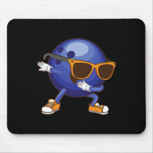 Cool Bowling Art For Men Women Boys Kid Bowling Lo Mouse Pad