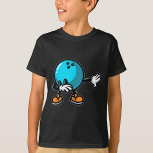 Cool Bowling Art For Men Women Youth Kids Bowl Bow T-Shirt