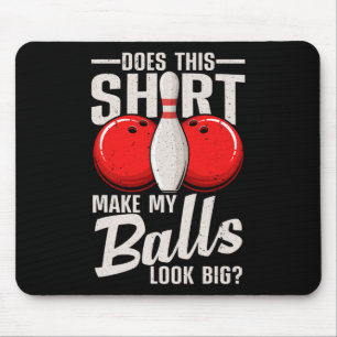 Cool Bowling Design For Men Women Bowling Ll Sport Mouse Pad