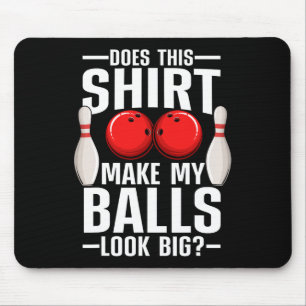 Cool Bowling Design For Men Women Bowling Ll Sport Mouse Pad