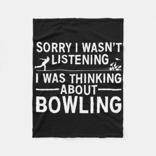 Cool Bowling For Men Women Bowler Spare Me Bowling Fleece Blanket