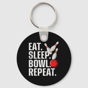 Cool Bowling Novelty For Men Women Bowling Team Ga Keychain