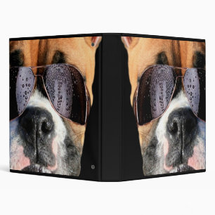 Cool boxer dog binder