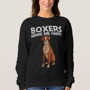 Cool Boxer Dog For Men Women Puppy  Dog Owner Trai Sweatshirt