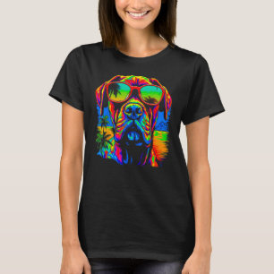Cool Boxer Dog Pop Art T-Shirt