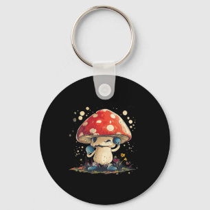 Cool Boxing Agaric For Vegetable And Mushroom Love Keychain