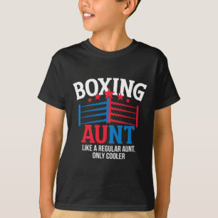 Cool Boxing Aunt Boxing Auntie T-Shirt
