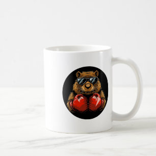 Cool Boxing Beaver Design For A Knockout Style Coffee Mug