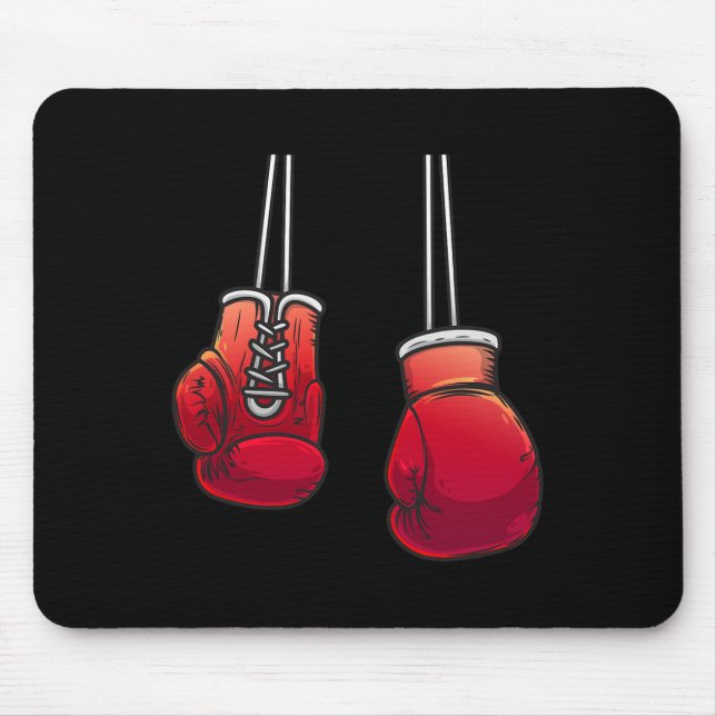 Cool Boxing Gloves For Boxer Fighting Lover Men Wo Mouse Pad (Front)