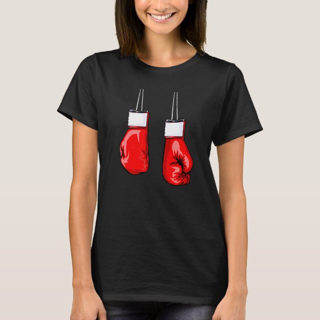 Cool Boxing Gloves For Boxer Fighting Men Women Bo T-Shirt (Front)