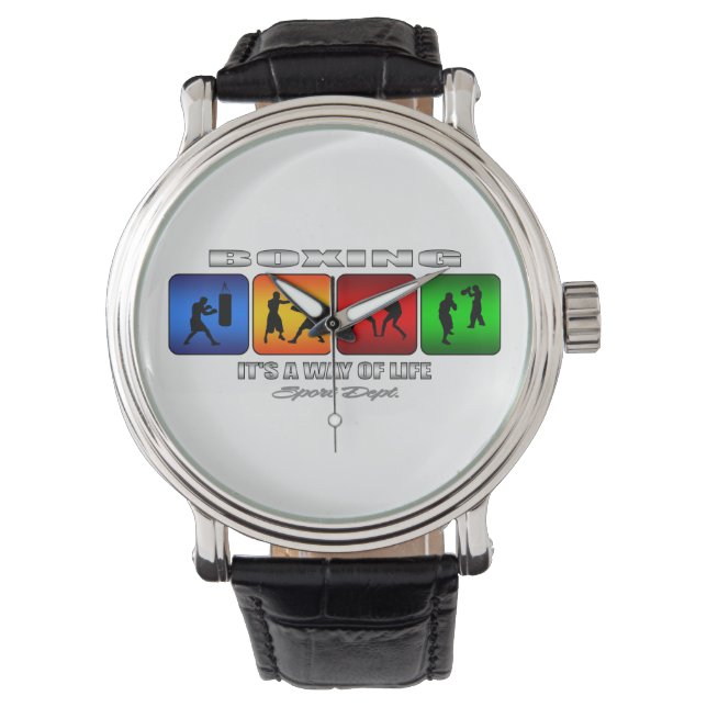 Cool Boxing It Is A Way Of Life Watch (Front)