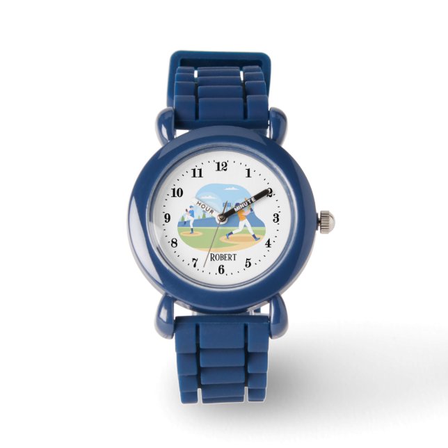 cool boys Baseball sports lovers  Watch (Front)