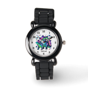 Cool Boys Cosmic Dinosaur add name Watch