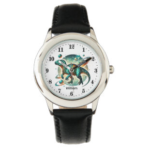 Cool Boys Cosmic Dinosaur add name Watch