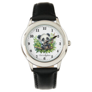 Cool boys panda bear lovers add name watch