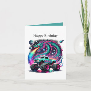Cool boys trucks tiled pattern card