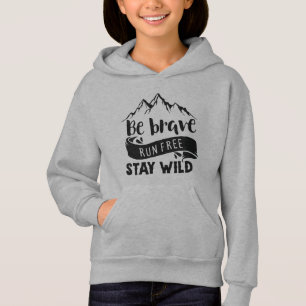 Cool brave libre libre de l'art du mot d'inspirati