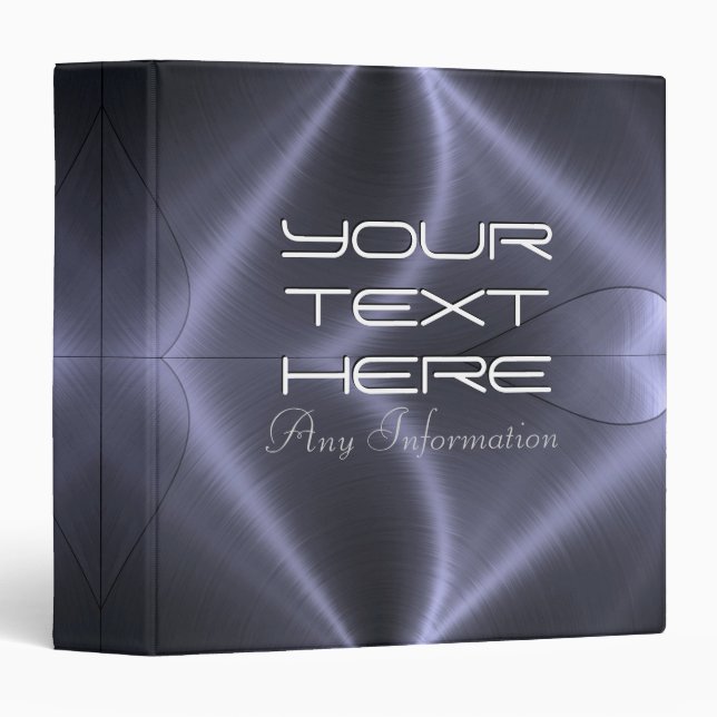 Cool brillant en acier inoxydable classeurs 2 (Devant/Côté)