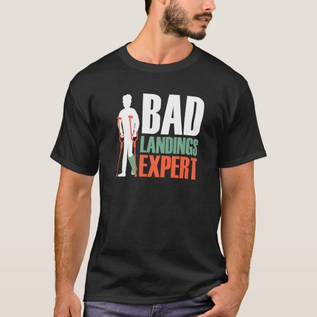 Cool Broken Leg For Men Women Broken Foot Ankle Kn T-Shirt (Front)