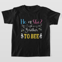 Cool Brother  gender reveal bee 