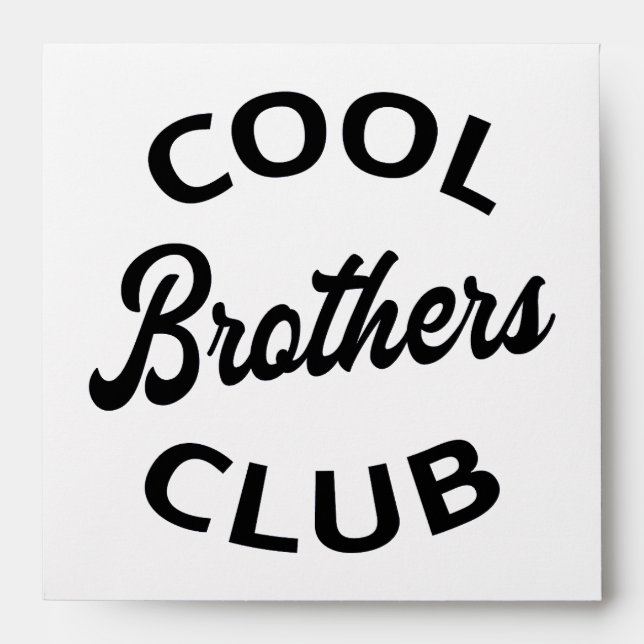 Cool Brothers Club I Envelope (Front)