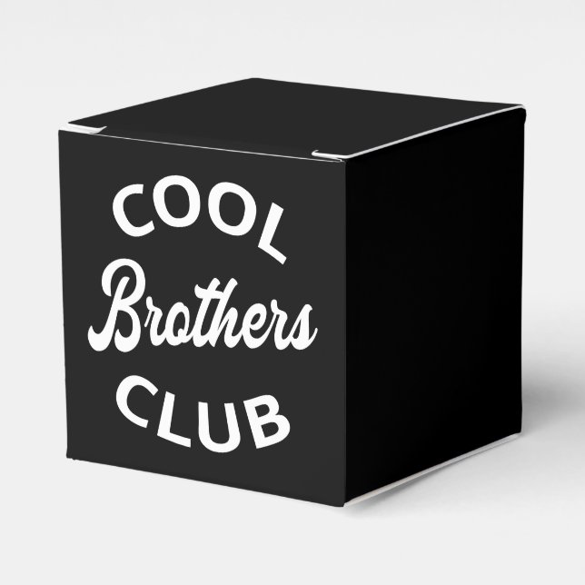 Cool Brothers Club I Favor Box (Front Side)