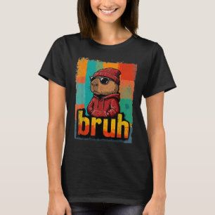 Cool Bruh Capybara Men Women Kids Teens Funny T-Shirt