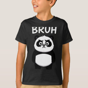 Cool Bruh Panda Tee Funny Cartoon Bear Men Women K