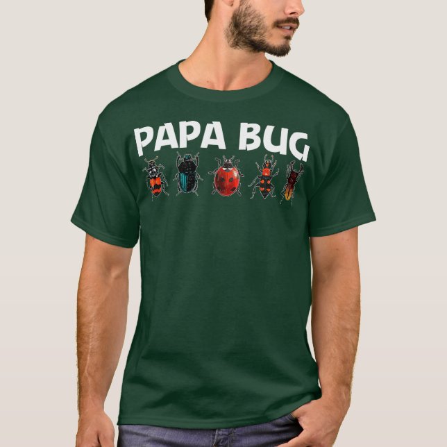 Cool Bug Gift For Men Dad Bug Hunter Animal T-Shirt (Front)