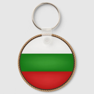 Cool Bulgaria Flag Seal Keychain