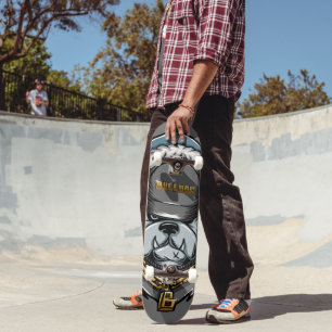 Cool Bulldog Rap Hip Hop Skateboard Deck