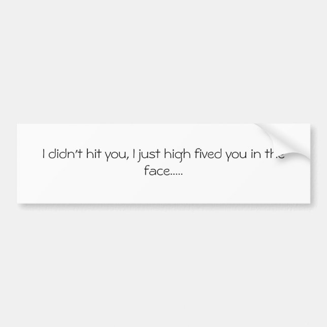 Cool Bumper Sticker! Bumper Sticker (Front)