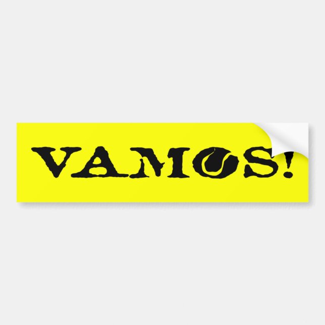 Cool Bumper Sticker For Tennis Players and Coaches (Front)