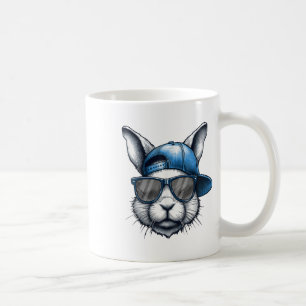 Cool Bunny Face Happy Easter Shirts For Boys Men K Coffee Mug
