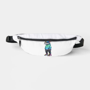 Cool Bunny Rabbit Sunglasses Easter Day For Boys M Fanny Pack