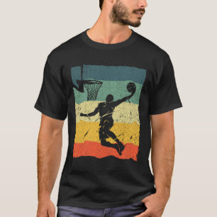 Cool Bysketbyll Art For Men Women Vintage Bysketby T-Shirt