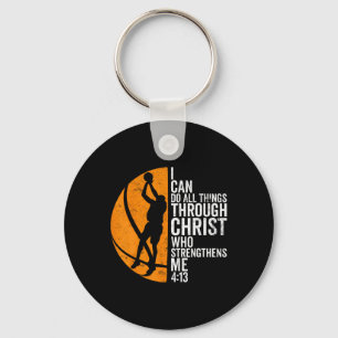 Cool Bysketbyll For Men Women Sport Game Bysketbyl Keychain