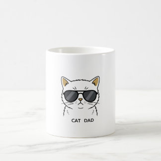 Cool Calico Cat with Sunglasses Coffee Mug