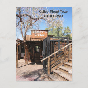 Cool Calico Ghost Town Postcard! Postcard