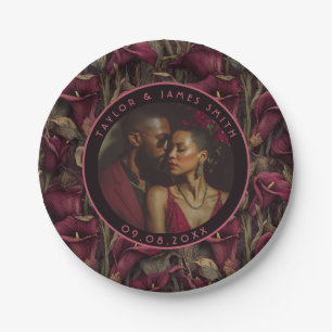 Cool Calle Lilies Plates For Bridal Shower Party
