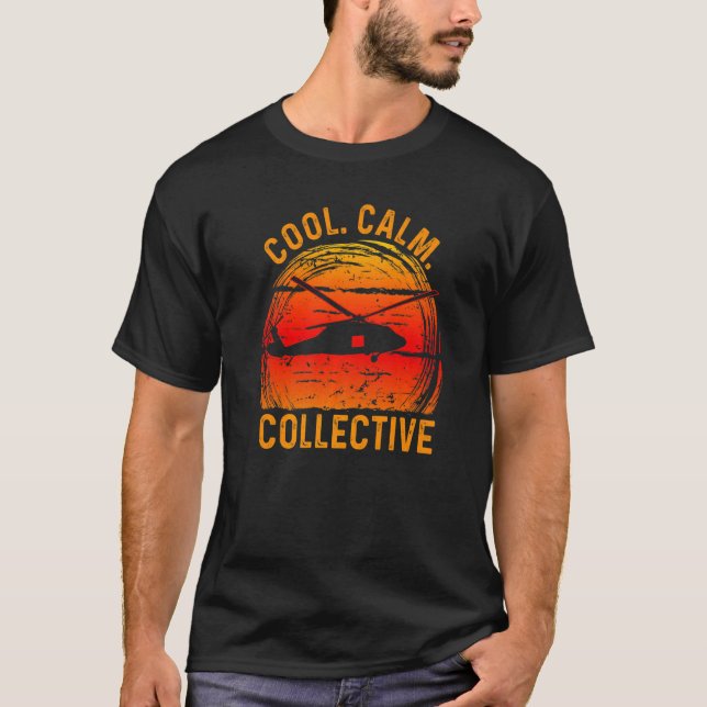 Cool Calm Collective  Helicopter Pilot T-Shirt (Front)