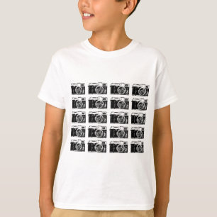 Cool camera pattern T-Shirt