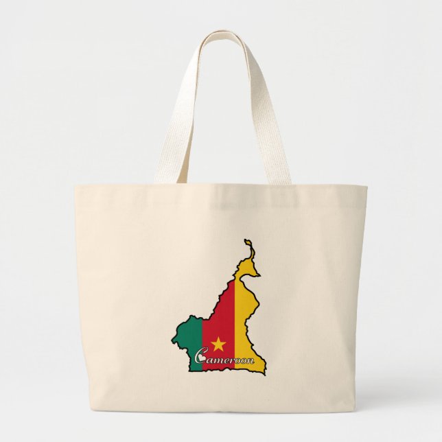 Cool Cameroon Large Tote Bag (Front)