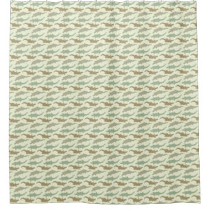 Cool Camo Alligators - seamless pattern.    