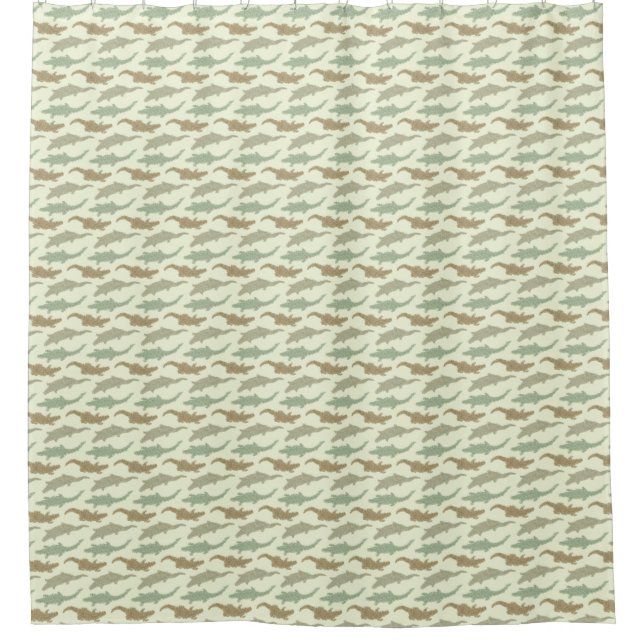Cool Camo Alligators - seamless pattern.     (Front)