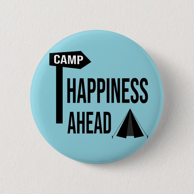 Cool Camping 2 Inch Round Button (Front)