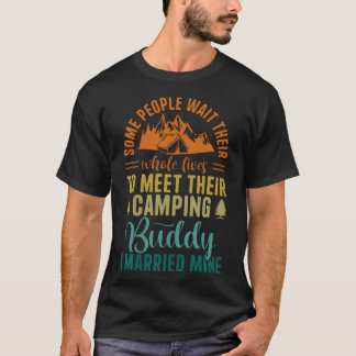 Cool Camping Buddies Tees For Men Women Funny Husb