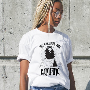 Cool Camping Camper Trip Mountain T-shirt Tri-Blend Shirt