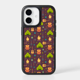 Cool Camping Design Outdoorsy Pattern